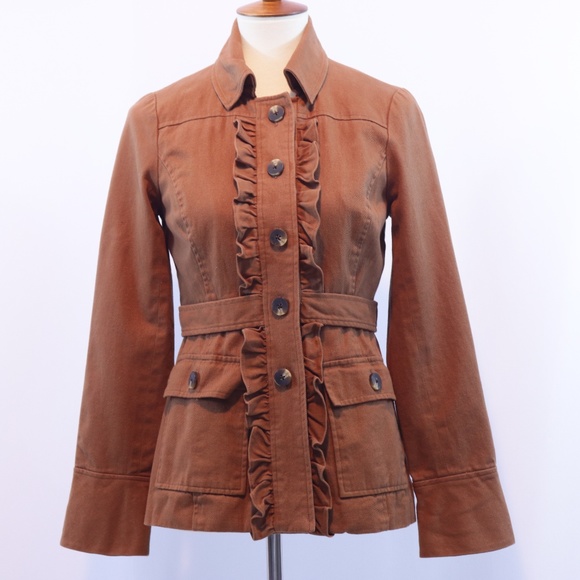 Anthropologie Tabitha Ruffle Jacket - Picture 2 of 6